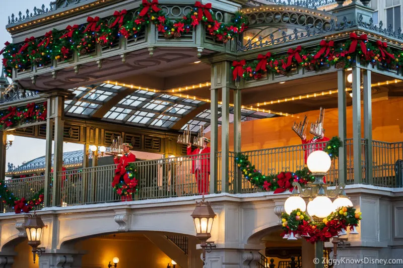 Dapper Dans at Magic Kingdom during Christmas