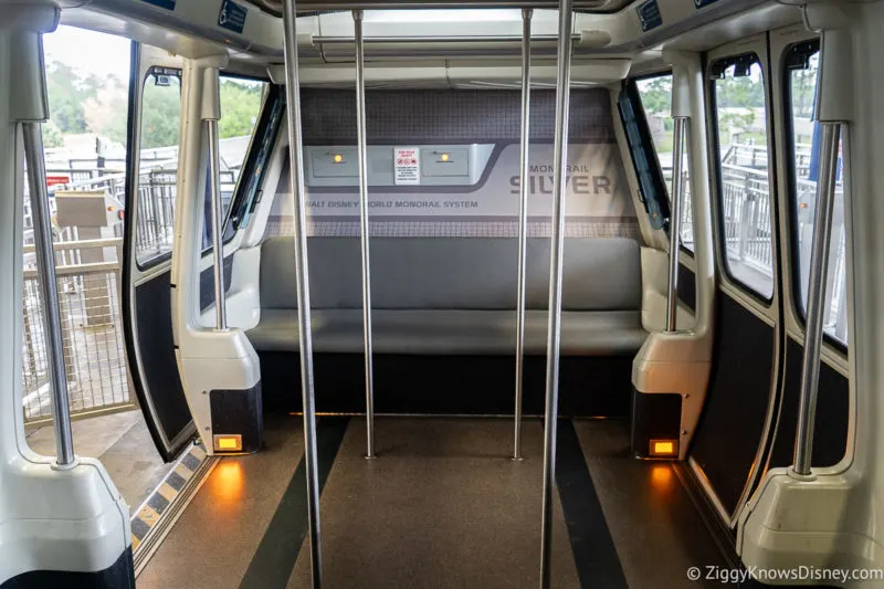 Disney Monorail inside