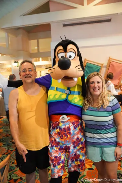 Goofy character Cape May Cafe Character Breakfast