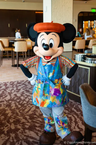 Mickey Mouse at Topolino's Terrace character breakfast