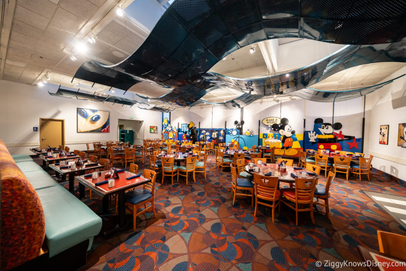 Chef Mickey's dining room
