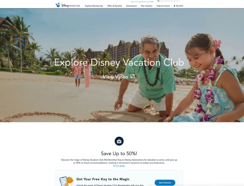Disney Vacation Club membership