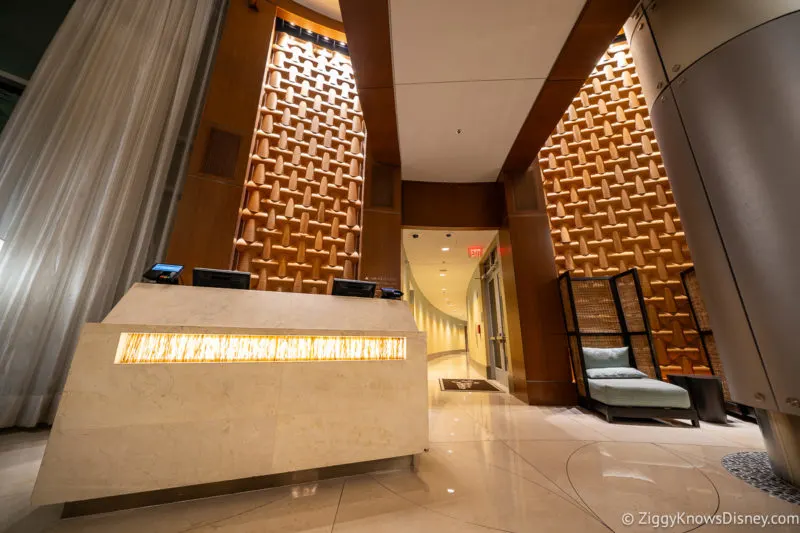 Bay Lake Tower Resort Villas lobby check-in front desk