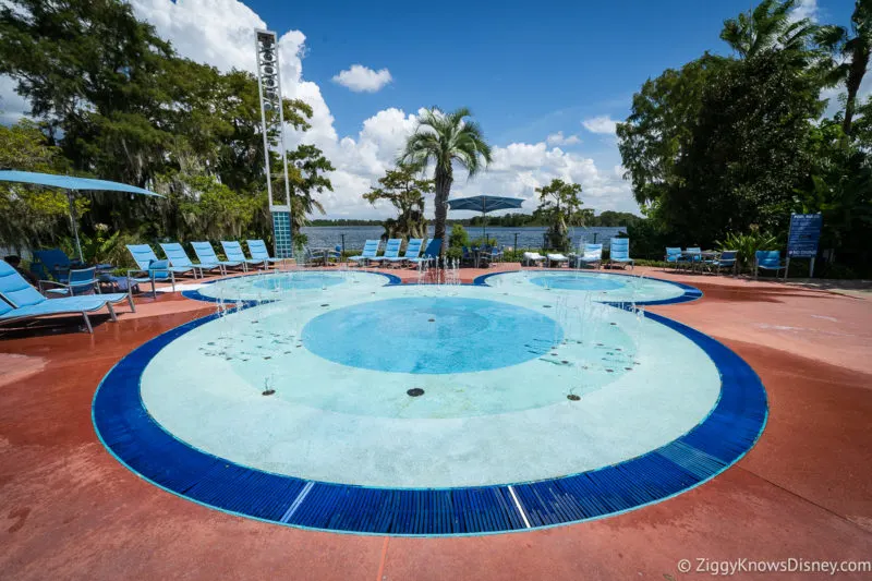 Mickey Mouse pool at Bay Lake Tower Villas at Contemporary Resort