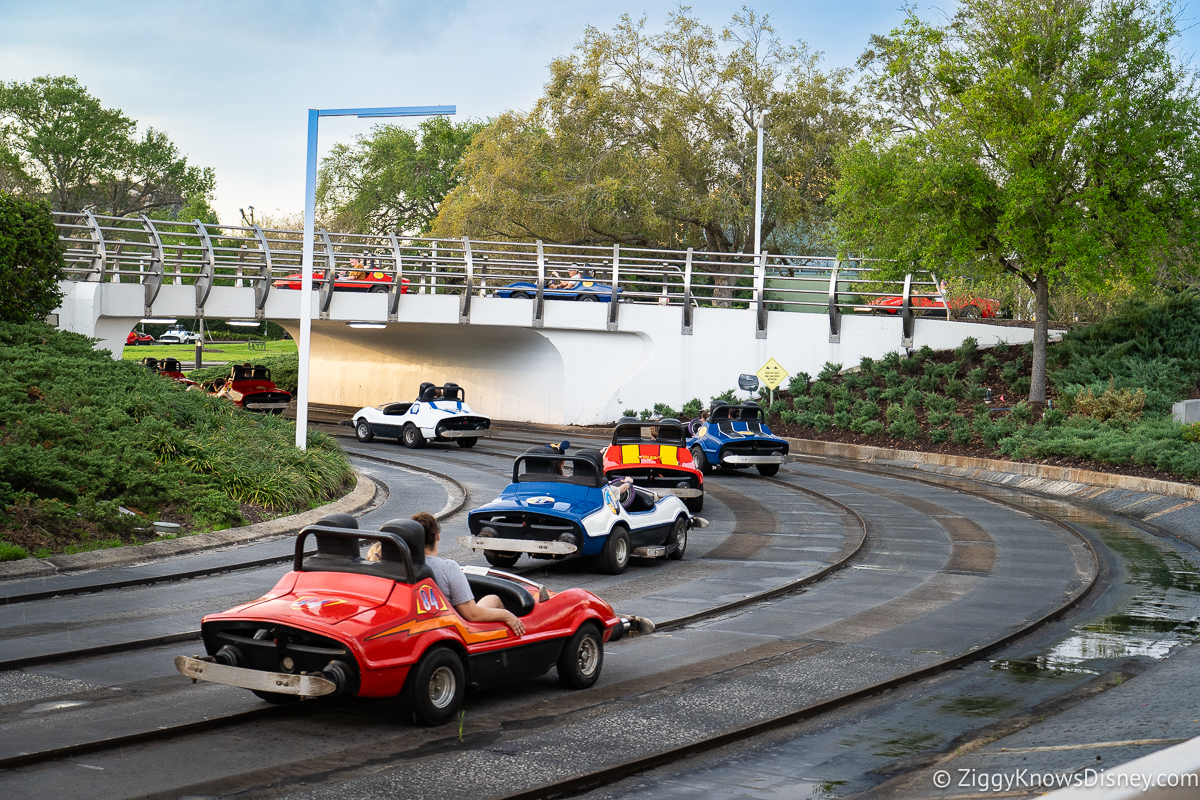Tomorrowland Speedway cars