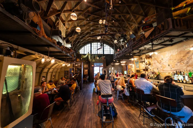 Jock Lindsey's Hangar Bar inside Disney Springs