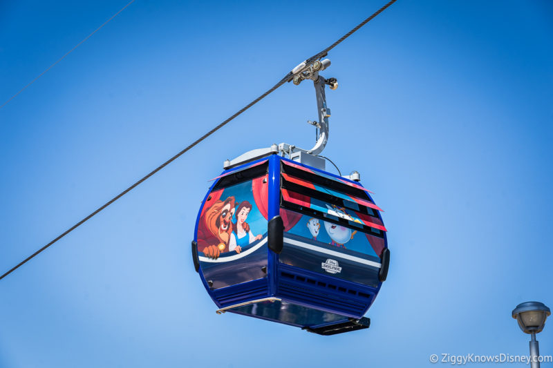 Beauty and the Beast Disney Skyliner gondola