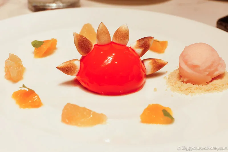 citrus dessert Flying Fish