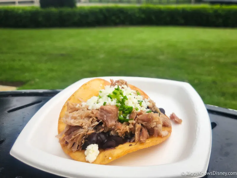 Mexico Tostada de Carnitas Food and Wine Festival