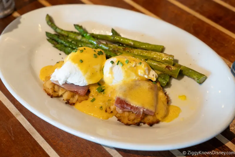 Eggs Benedict at The Boathouse brunch