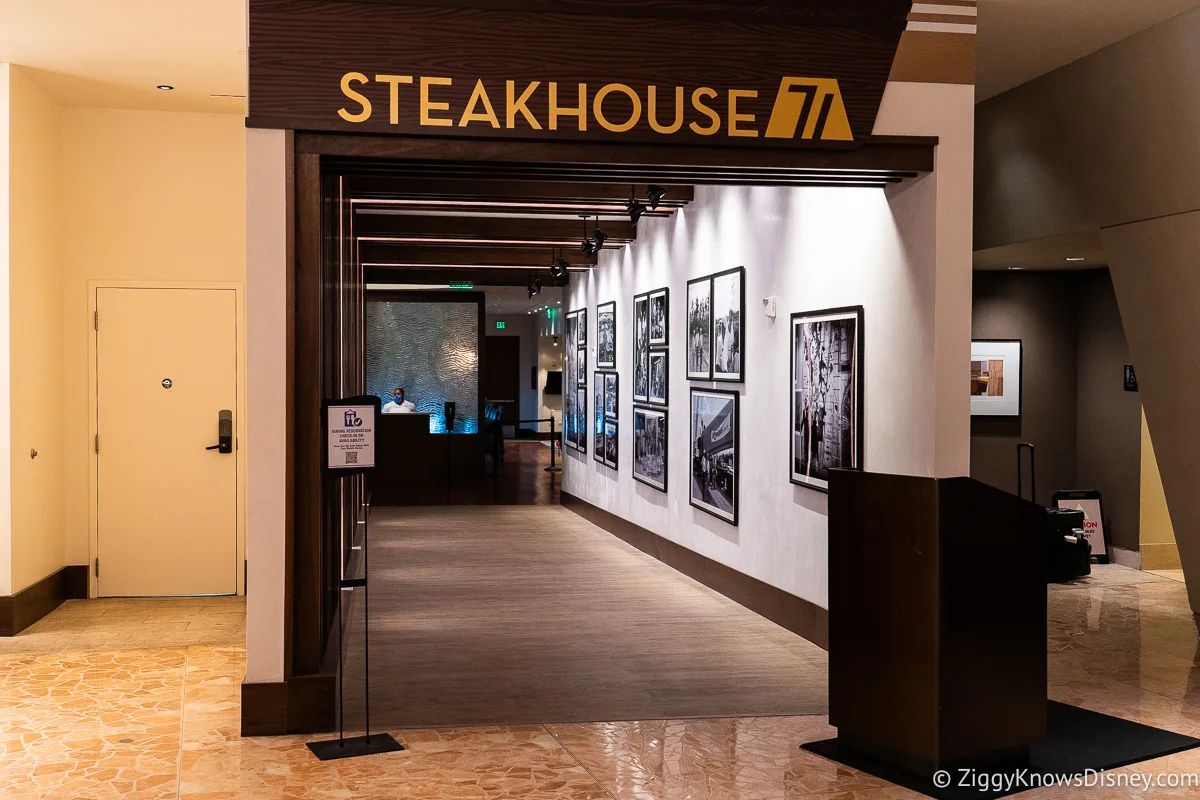 Steakhouse 71 entrance Disney's Contemporary Resort