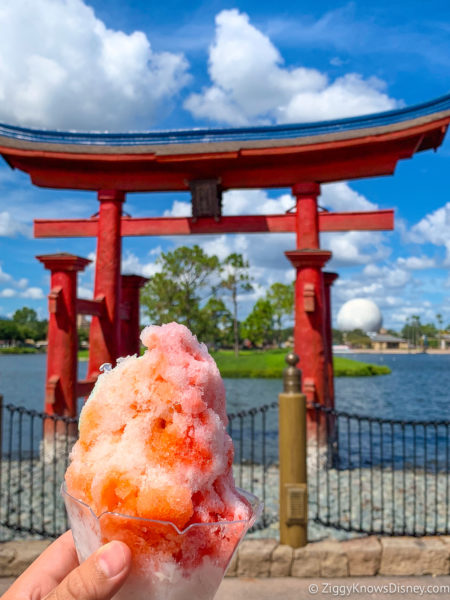 Kakigori dessert Japan pavilion EPCOT