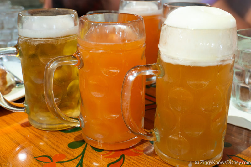 3 glasses of beer Germany EPCOT