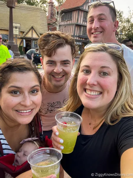 drinking Leaping Leprechaun UK pavilion EPCOT