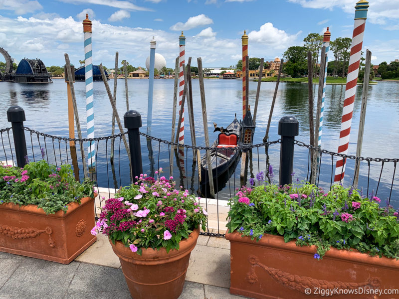 Gondola in EPCOT's World Showcase