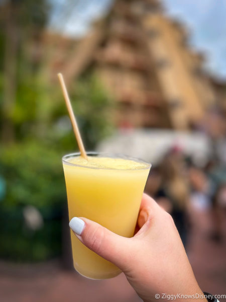 holding a margarita in Mexico EPCOT