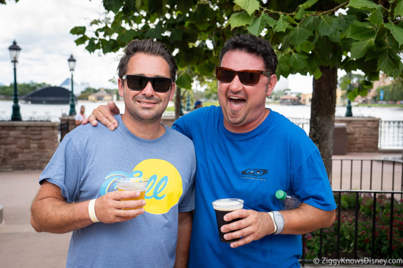 Drinking Around the World Showcase in EPCOT with your friends