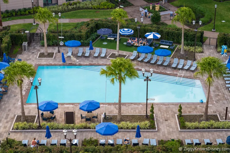 Disney's Riviera Resort Pool from above