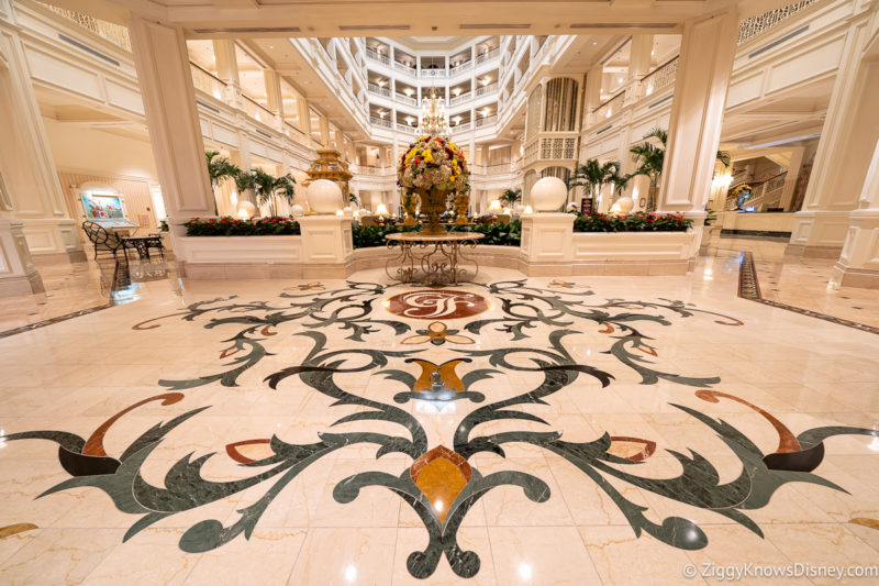 The entrance of the lobby at Disney's Grand Floridian Resort