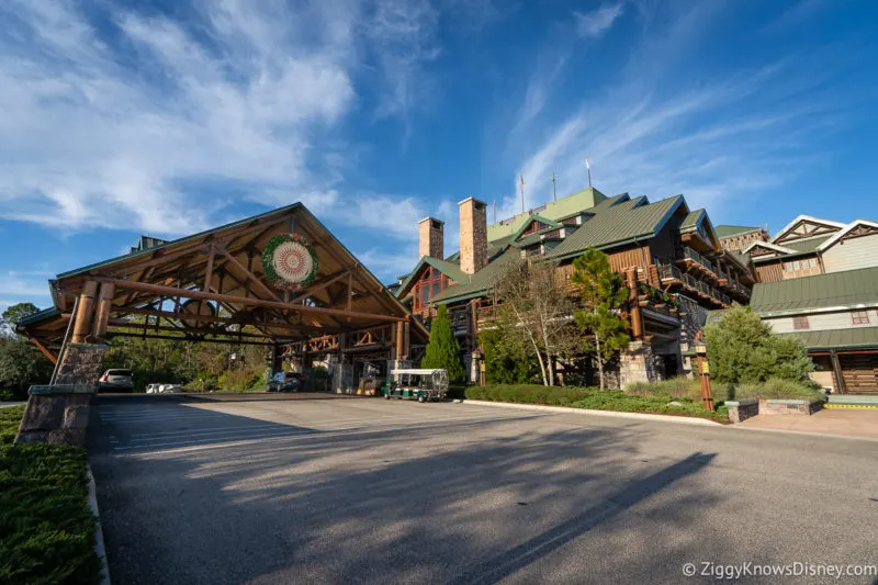 Disney's Wilderness Lodge entrance