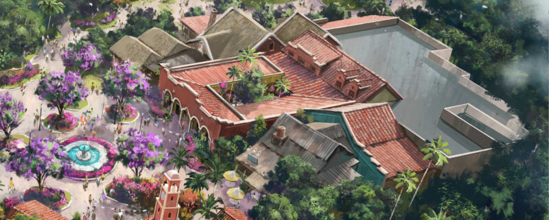 restaurant area in Animal Kingdom expansion concept art