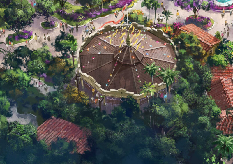 kids playground area in Animal Kingdom expansion concept art