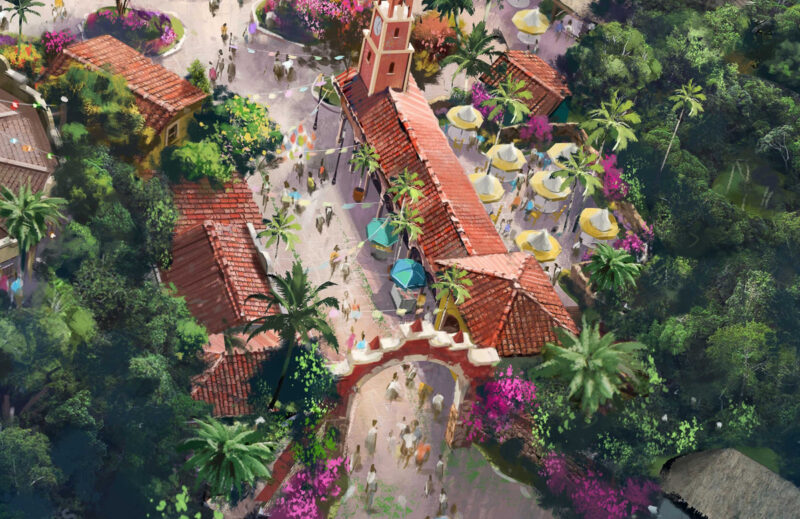 entrance to Animal Kingdom expansion concept art