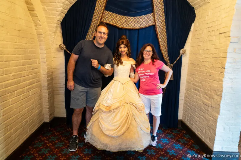 Belle character meet at Akershus character meal