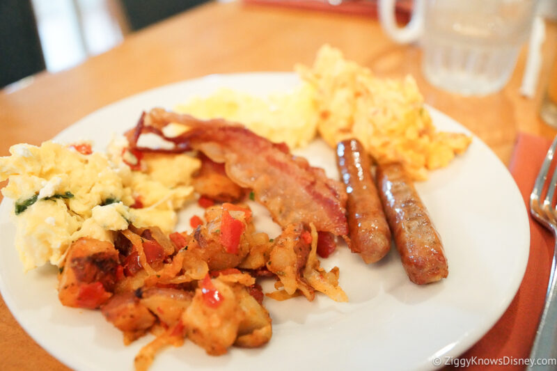 breakfast plate at Cape May Cafe