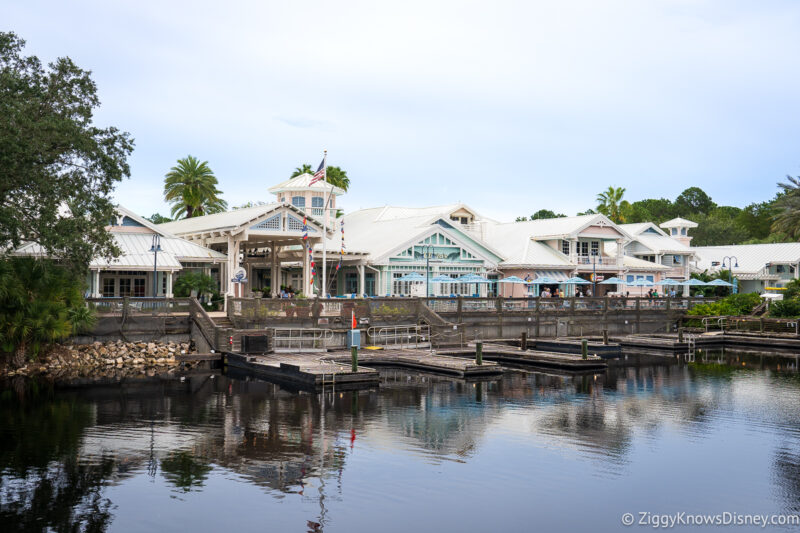 Disney's Old Key West Resort docks boat launch