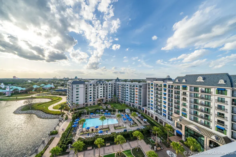 Disney's Riviera Resort from the Topolino's balcony