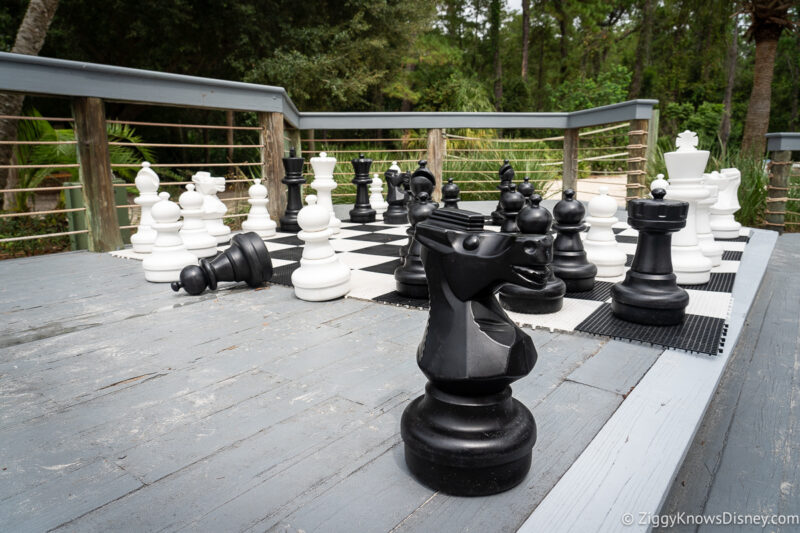 big chess board at Disney's Old Key West Resort