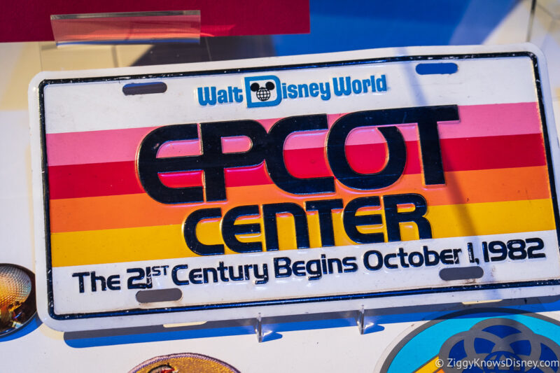 EPCOT Center opening day license plate