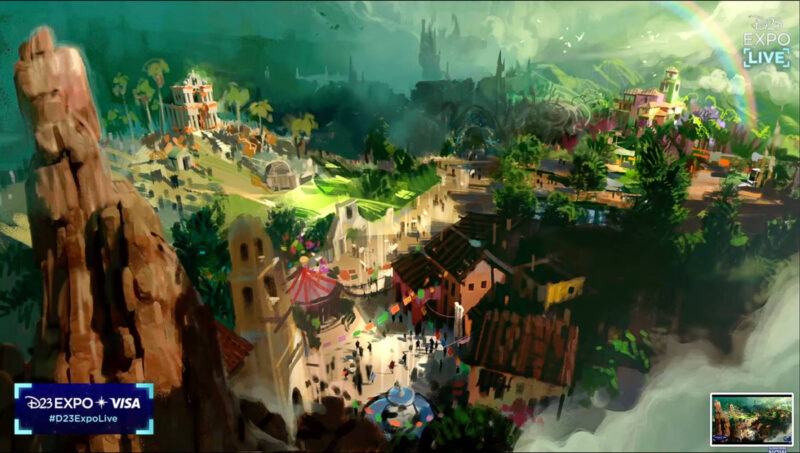 Magic Kingdom expansion behind Big Thunder Mountain concept art
