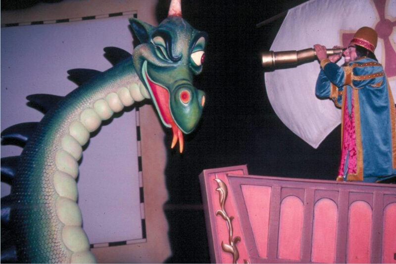 World of Motion EPCOT dragon scene