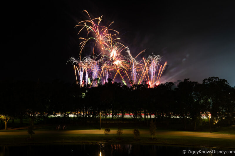 fireworks from Disney's Riviera Resort