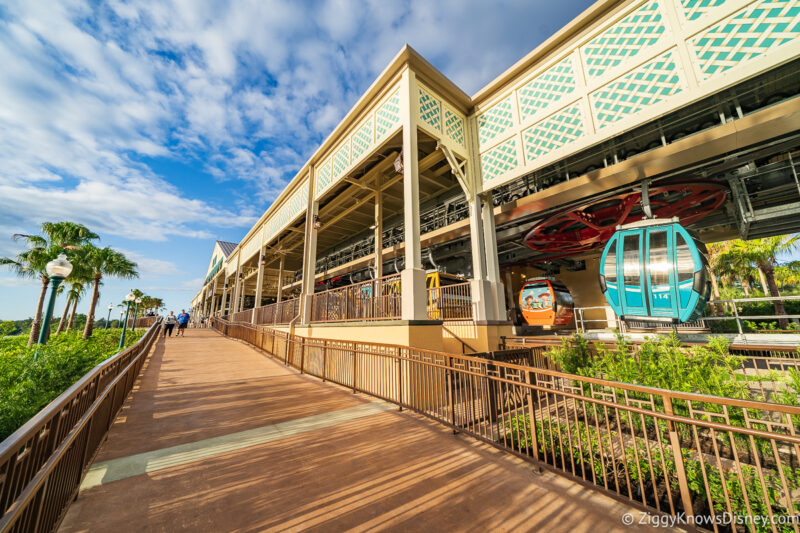 Disney Skyliner station Caribbean Beach Resort