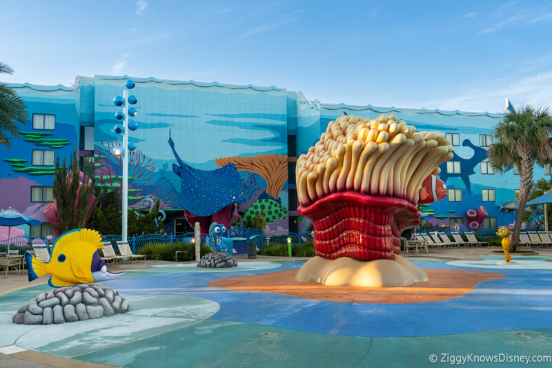 Art of Animation Nemo Play area near the pool