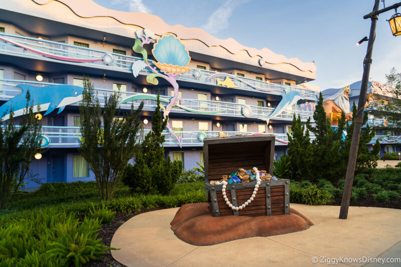 treasure chest Disney's Art of Animation Resort