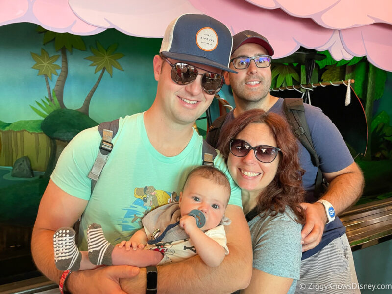 going on Peter Pan's Flight with baby Magic Kingdom