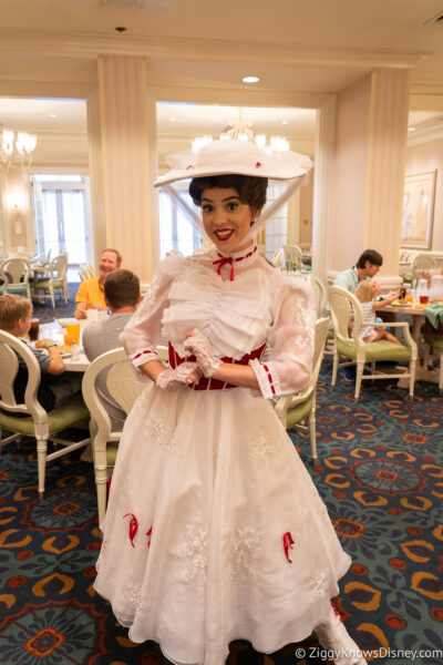 Mary Poppins 1900 Park Fare restaurant Disney's Grand Floridian Resort