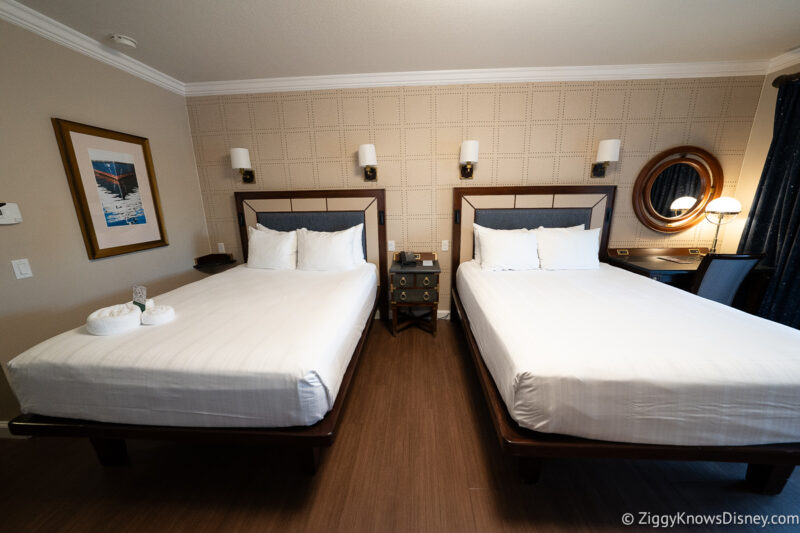 guest room at Disney's Yacht Club Resort
