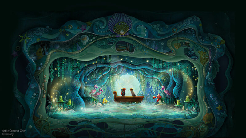 The Little Mermaid - A Musical Adventure Hollywood Studios concept art