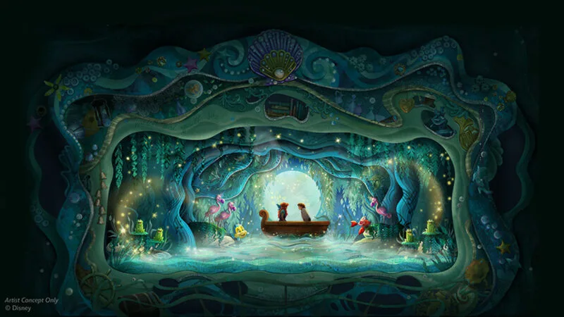 The Little Mermaid - A Musical Adventure Hollywood Studios concept art