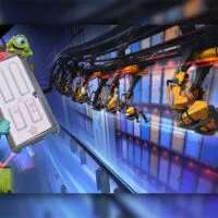 Monsters Inc doors roller coaster concept art Hollywood Studios