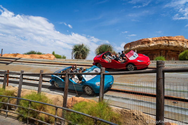 Radiator Springs Racers ride Disney California Adventure