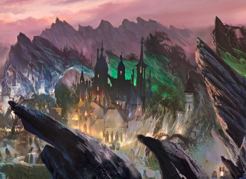 Villains Land concept art Magic Kingdom