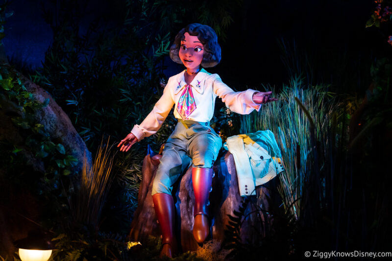 Tiana audio animatronic in Tiana's Bayou Adventure Magic Kingdom