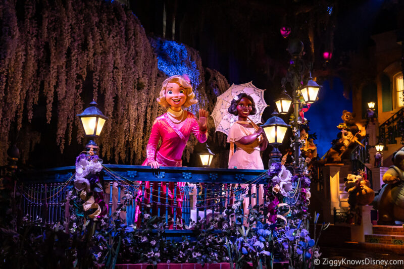 animatronics in final scene Tiana's Bayou Adventure Magic Kingdom