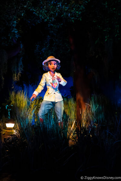 Tiana audio animatronic in Tiana's Bayou Adventure Magic Kingdom